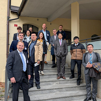 Group Photo with Rainer Kuhnen, Alexander Wittmann, Dr. Verena Schladt, Dr. Christian Thomas and Detlef von Ahsen